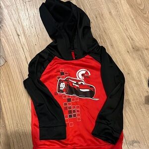 Disney Red and Black Cars Hoodie McQueen